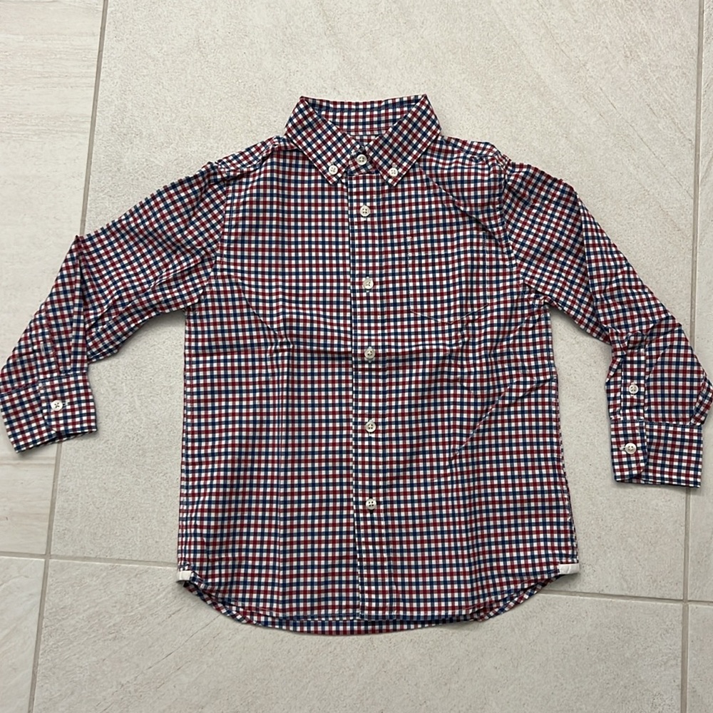 Jcrew, crew cuts button up shirt - size 4/5.